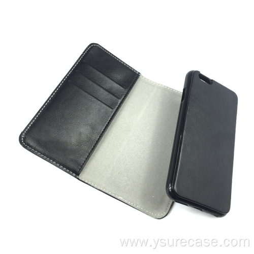 Detachable leather case with three color fashion design